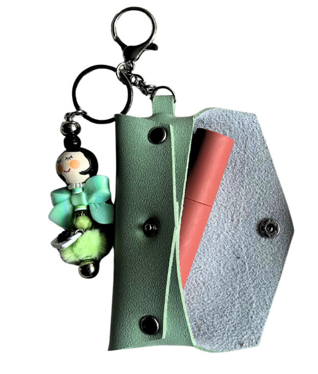 Doll lipstick/perfume Holder Key Chain- PHP 300