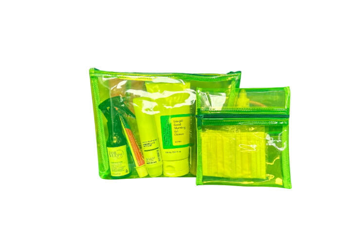 2 pouches :Vinyl medium pouch + mini pouch- Php 700